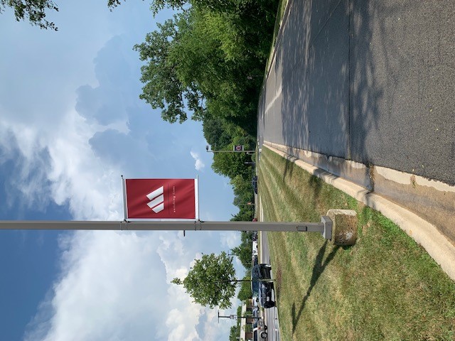 Campus road banner